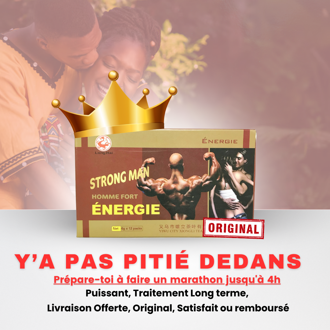 Thé Strong Man : Pack de 12 thé Ultra Puissant Contre la faiblesse sexuelle